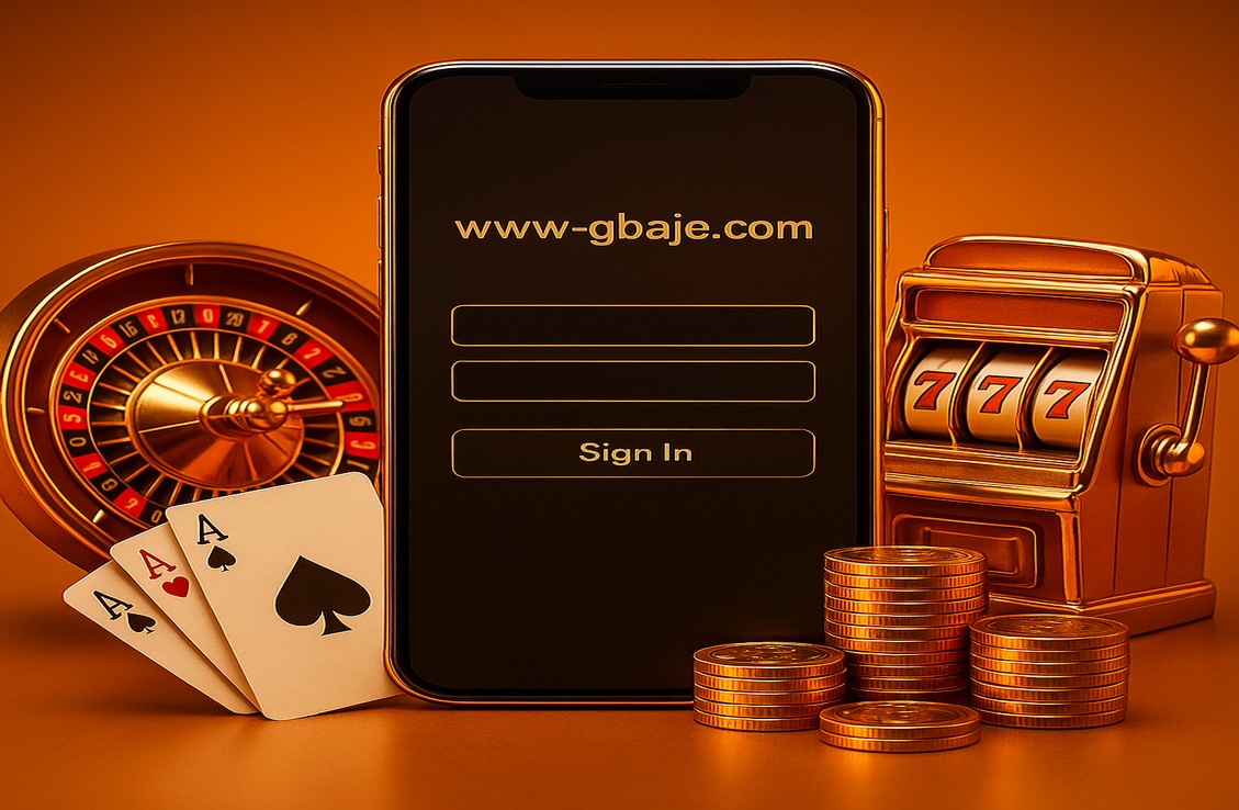 gbaje অ্যাকাউন্ট লগইন স্ক্রীন